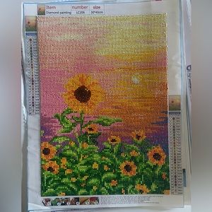 Finished diamond art